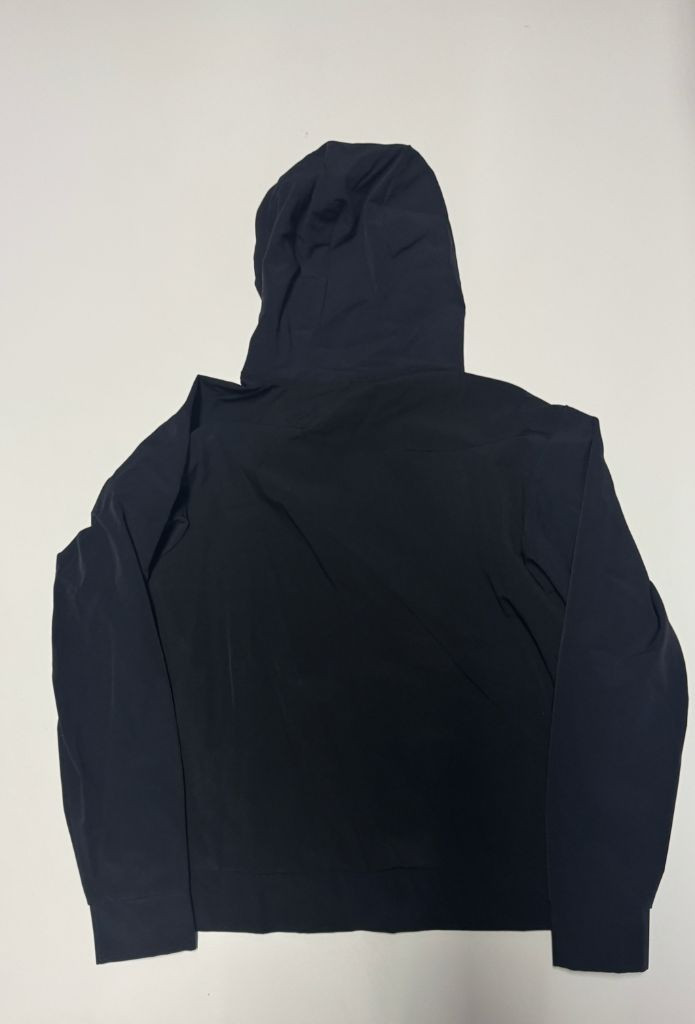 나이키 올드스쿨 스우시 나일론 혼방 후드티 M 블랙 이미지