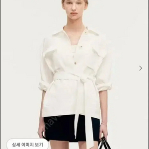 시에 뉴욕린넨자켓 화이트