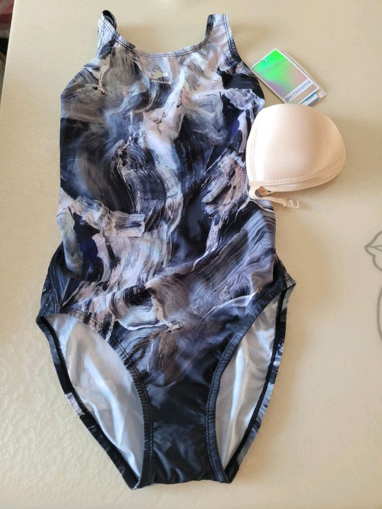 (새상품)레노마 여성수영복90(브라캡+폴리백포함)--1