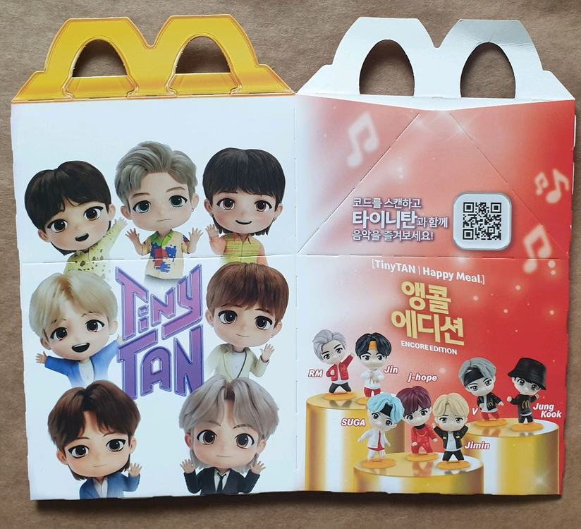 맥도날드 BTS 타이니탄 피규어세트(1차&2차) 팝니다 이미지