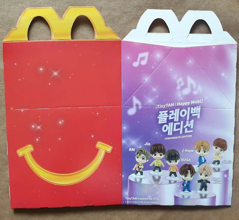 맥도날드 BTS 타이니탄 피규어세트(1차&2차) 팝니다 이미지
