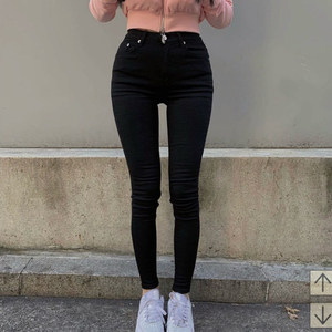 페일제이드 논페이드 스키니진 블랙 S 이미지