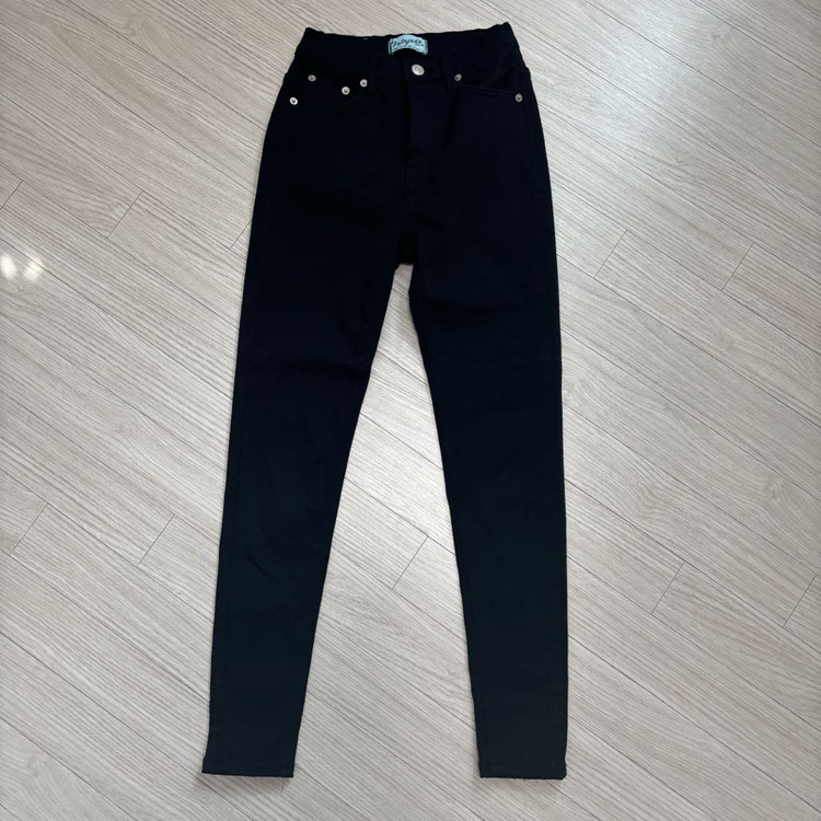 페일제이드 논페이드 스키니진 블랙 S 이미지