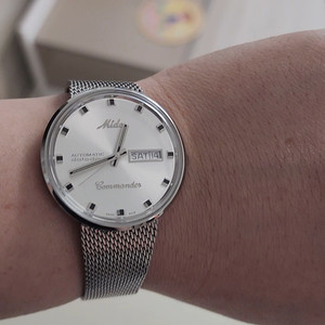 미도 커맨더 1959 37mm 남자시계 A+급 풀박스 실착 5회