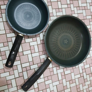 후라이팬(프라이팬)HC해피콜? 2개 셋뚜로판매(1만 이미지