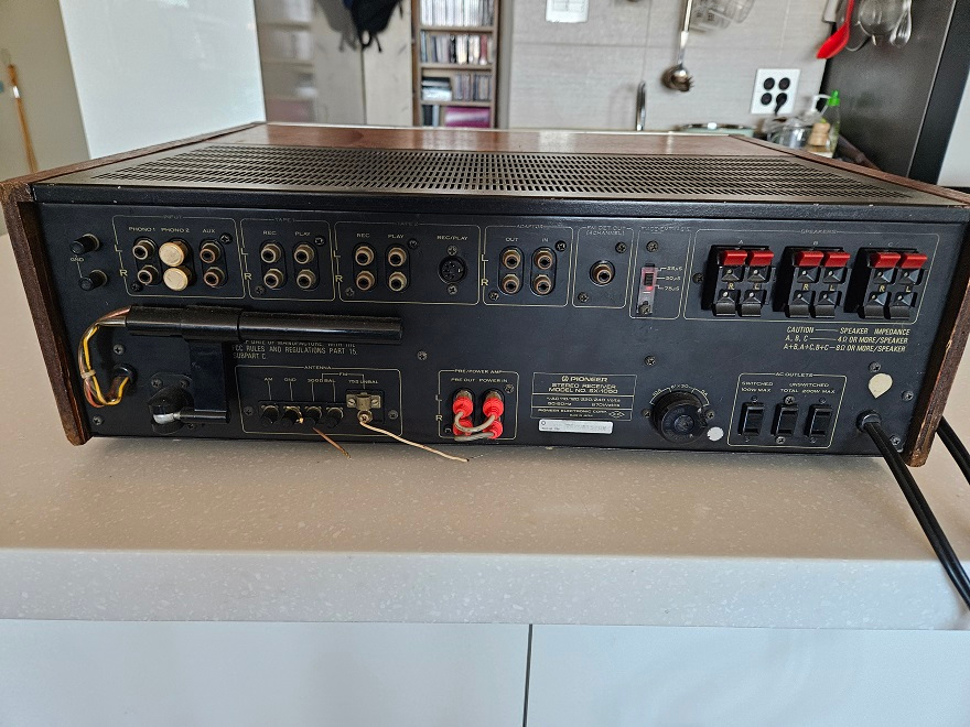 빈티지 스테레오 리시버 앰프--3