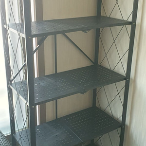 철제 접이식 다용도 수납장 일괄 8개 (5단 6개, 3단 1개, 2단 1개) 4만