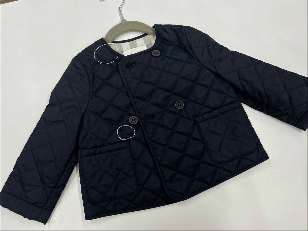 버버리 18개월 퀼팅 점퍼 키즈 90 여아 90 남아 90 이미지