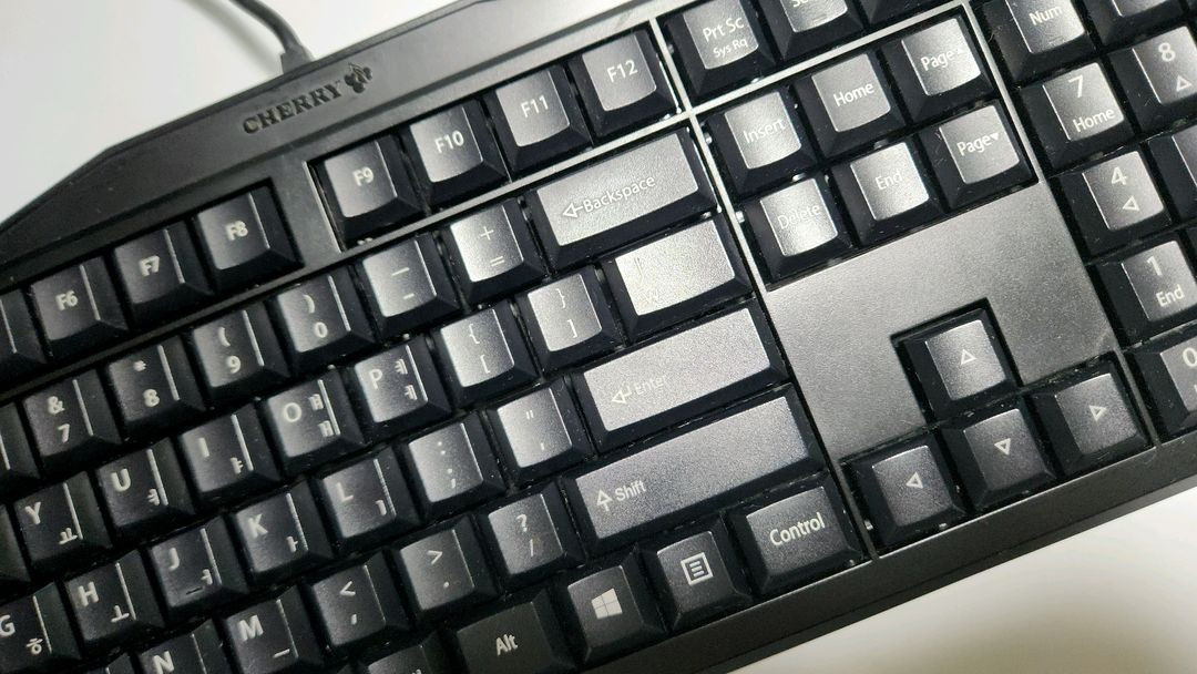 # 체리키보드 MX3800 USB 초기 레어 키보드 급처 / 적축--3