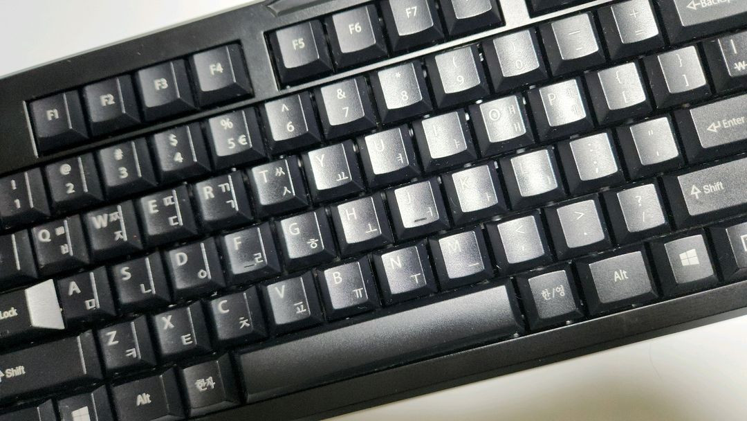 # 체리키보드 MX3800 USB 초기 레어 키보드 급처 / 적축--4