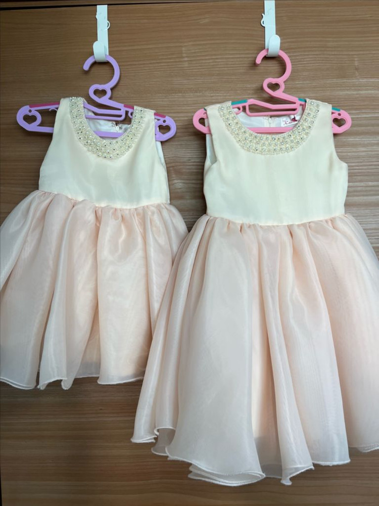 자매룩 드레스 2벌 화동드레스, 돌잔치드레스--2