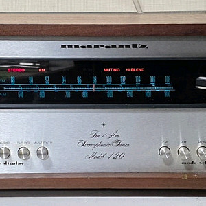 마란츠 120 스코프형 튜너 (우드장착) 이미지