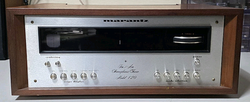 마란츠 120 스코프형 튜너 (우드장착) 이미지