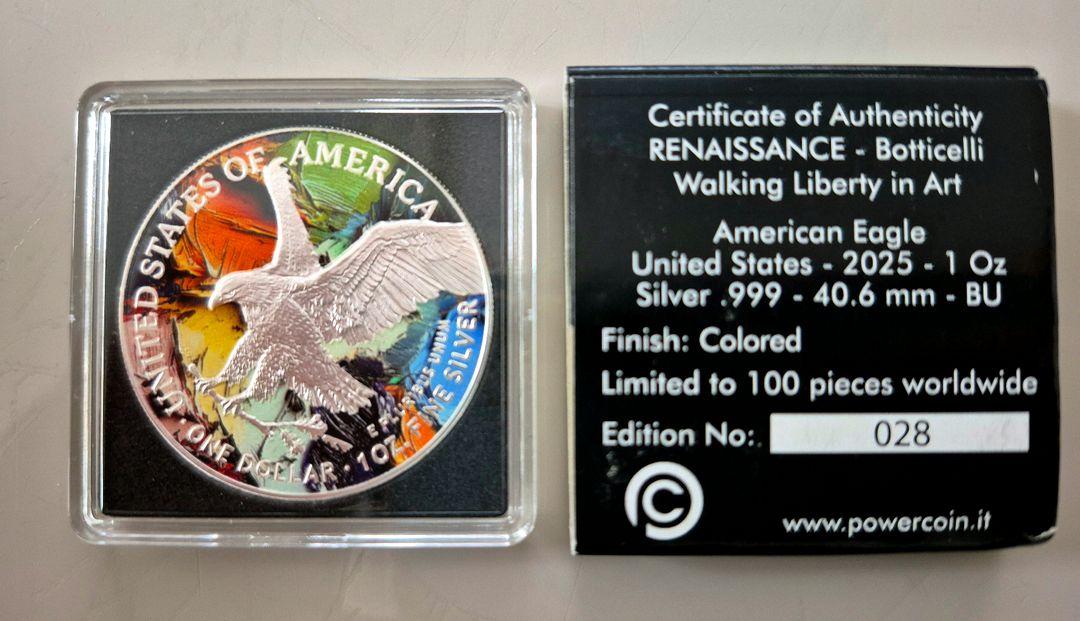 전세계100개한정판) 이글 리버티여신 은화--2