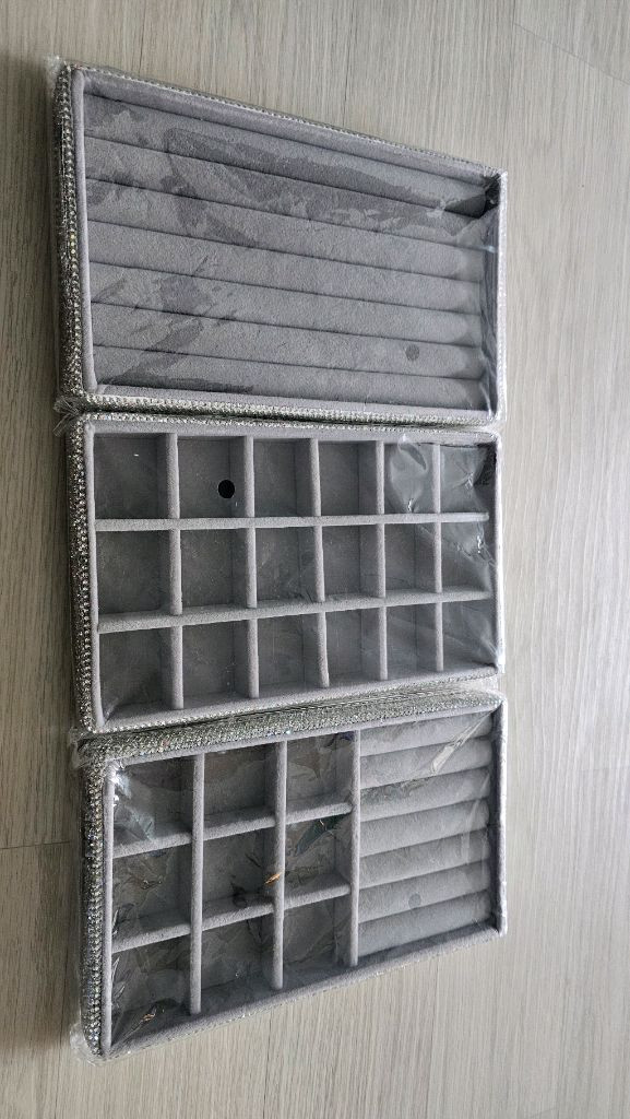 큐빅 악세사리 정리함 트레이 3개세트 이미지