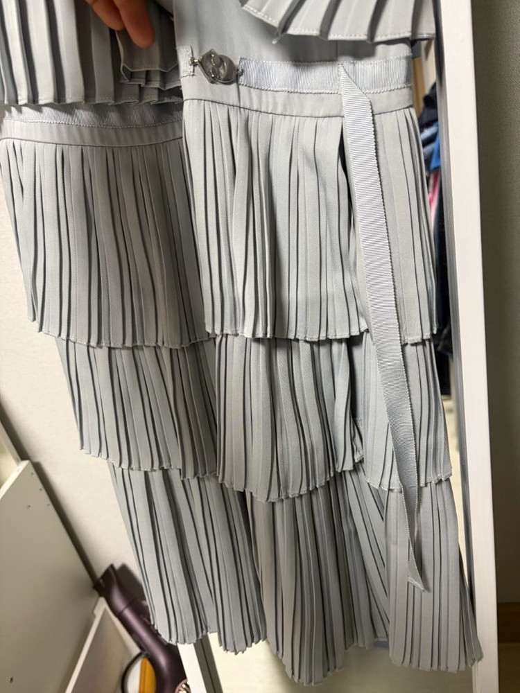 럭키슈에뜨 플리츠 레이어드 스커트36--1