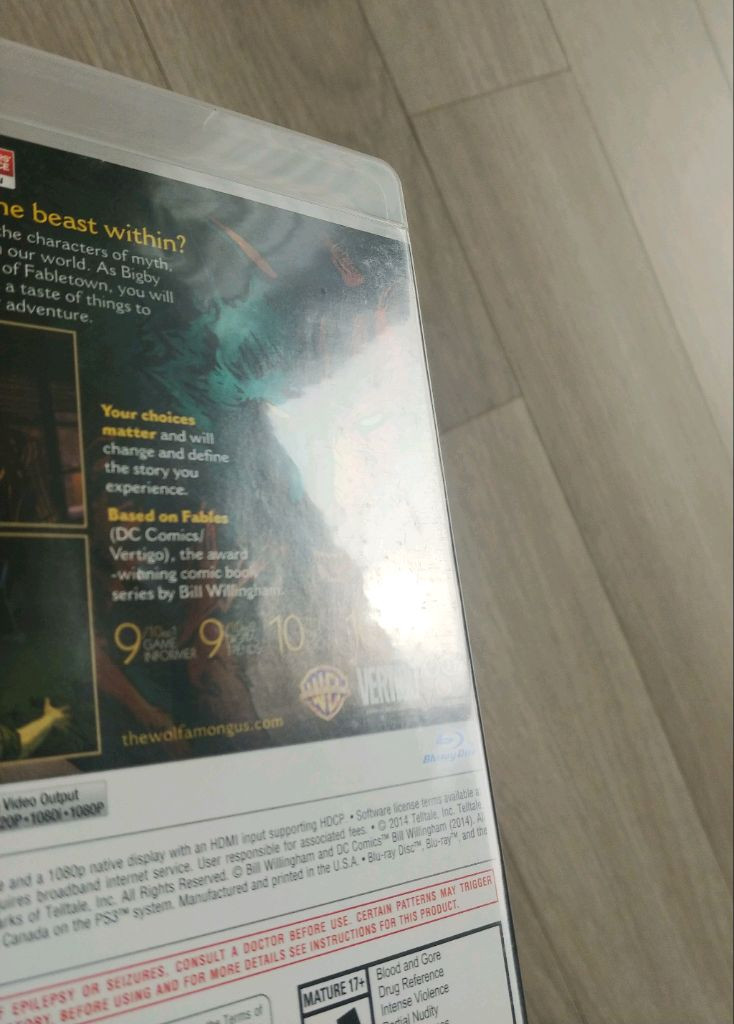 ps3 더 울프 어몽 어스 북미판 이미지