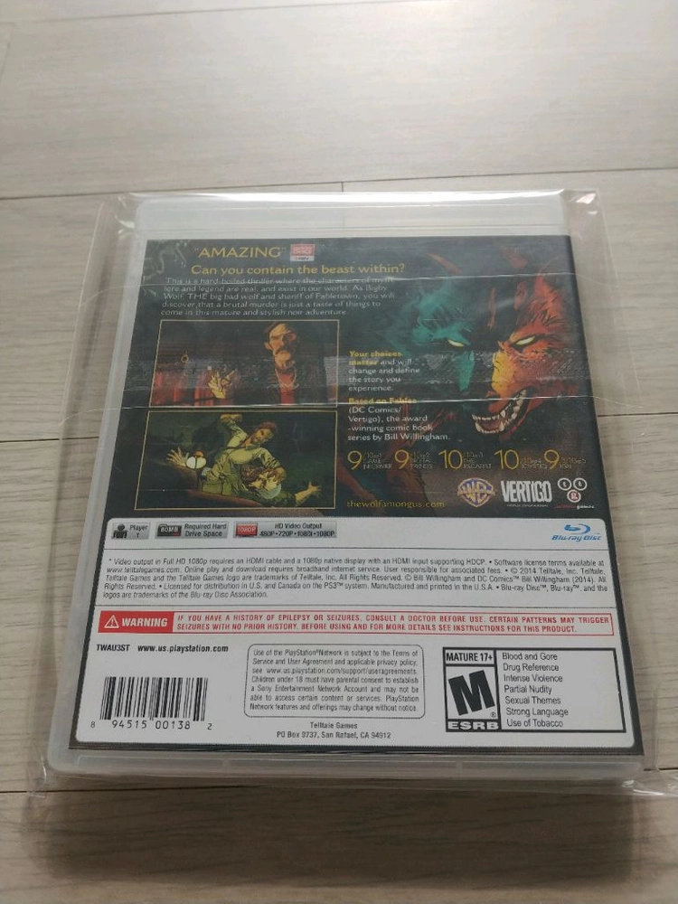 ps3 더 울프 어몽 어스 북미판 이미지