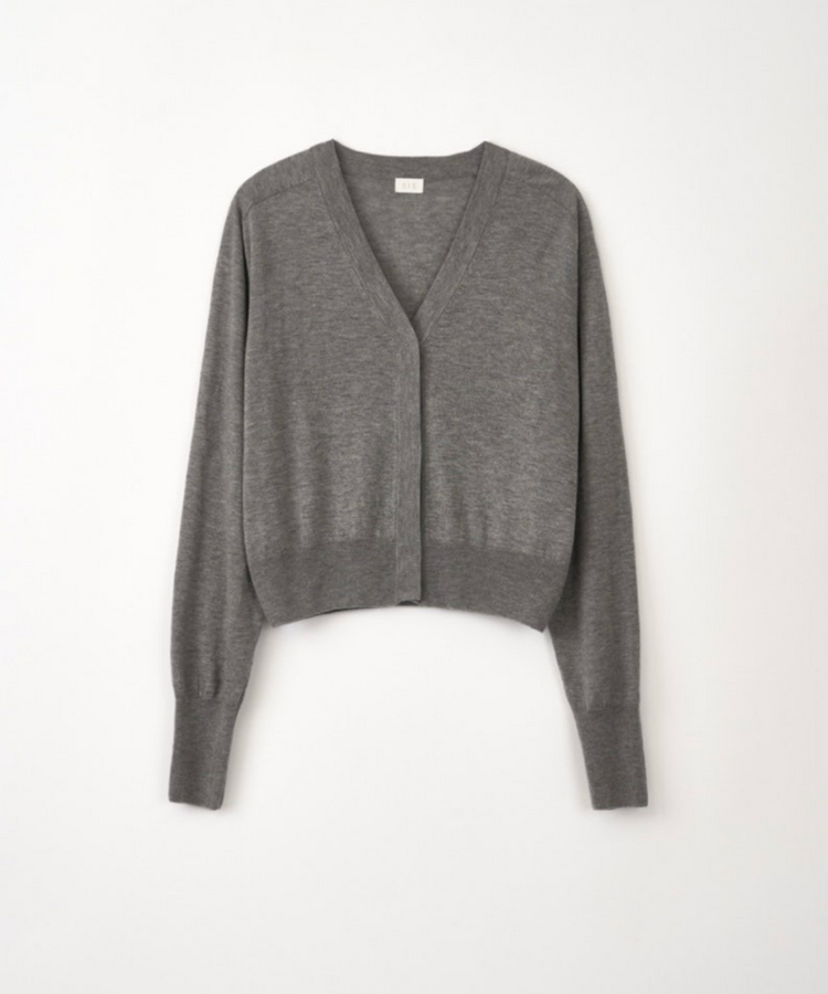 시에 sie 소프티 루즈 가디건 free + 아르 소프티 슬리브리스 XS - 그레이--3