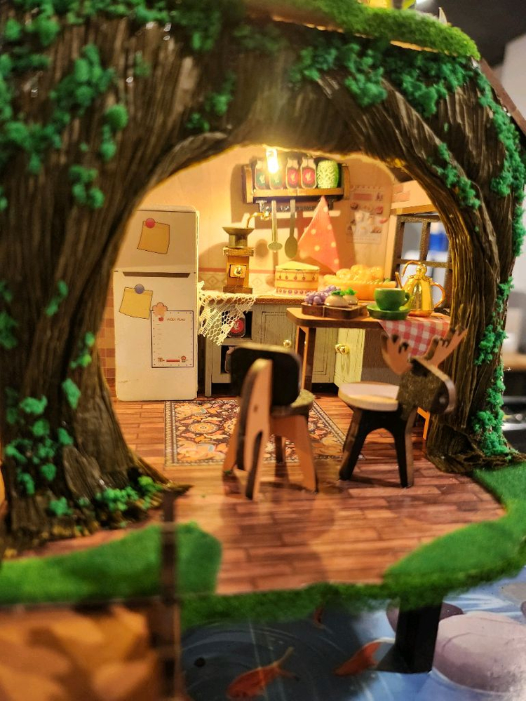 미니어처하우스-숲속의3층집 이미지