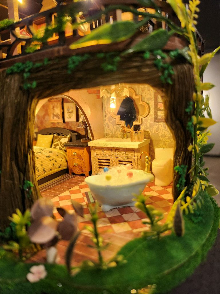 미니어처하우스-숲속의3층집 이미지