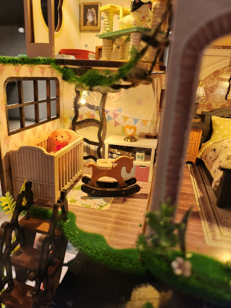 미니어처하우스-숲속의3층집 이미지