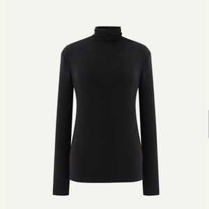 시에 sie 브리즈 터틀넥 티셔츠 블랙