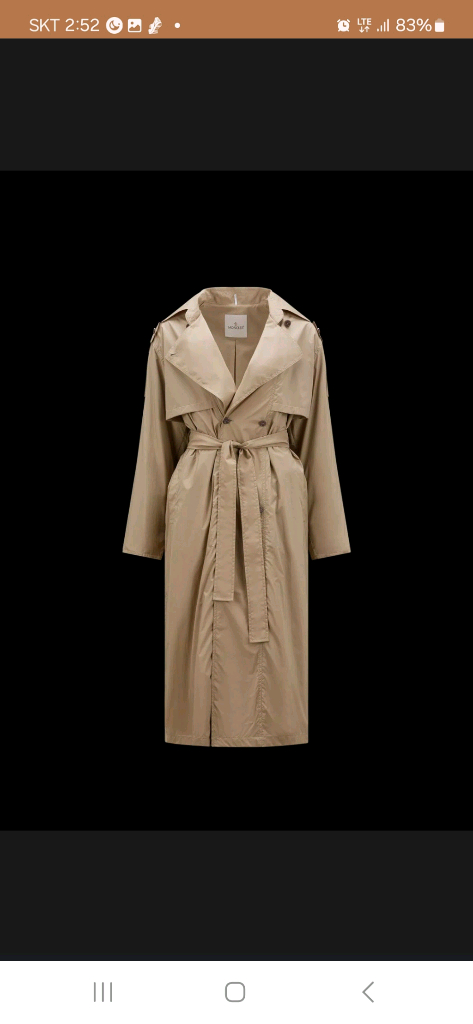 몽클레어 트렌치 deva 1사이즈(새상품)--3