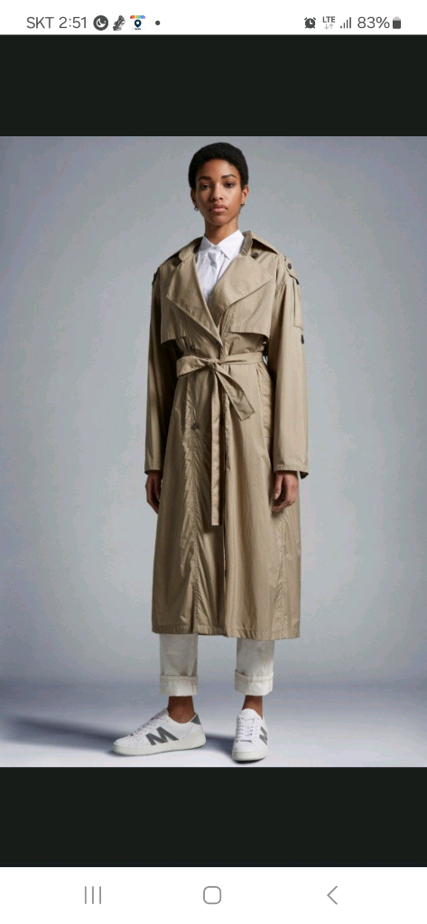 몽클레어 트렌치 deva 1사이즈(새상품)--4