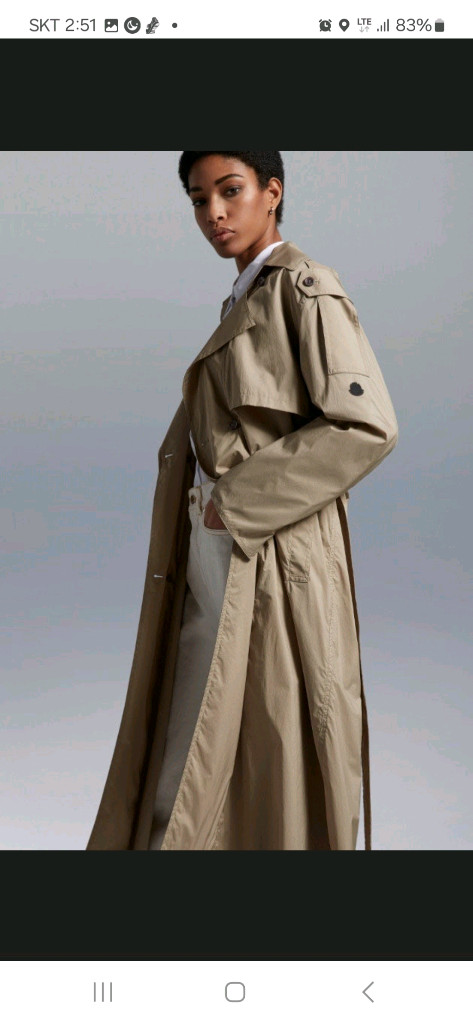 몽클레어 트렌치 deva 1사이즈(새상품)--5