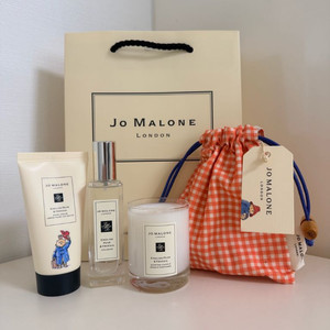 조말론 4종 세트 향수 캔들 핸드크림 양면파우치 이미지