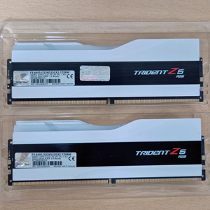 지스킬 DDR5 64GB ( 32GB x2) 6400MHz CL32 RGB 화이트 서린 정품