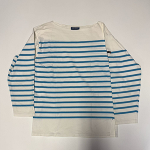 정품 여성 세인트제임스 귀여운 스트라이프 긴팔티 S ~ M 이미지