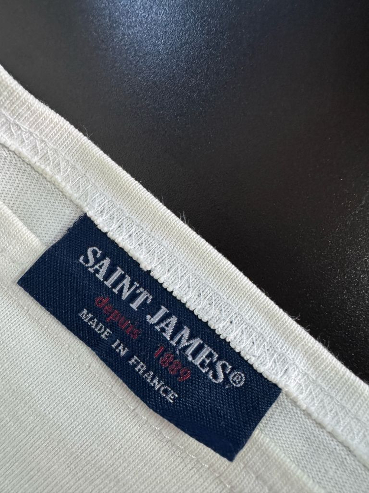 정품 여성 세인트제임스 귀여운 스트라이프 긴팔티 S ~ M 이미지