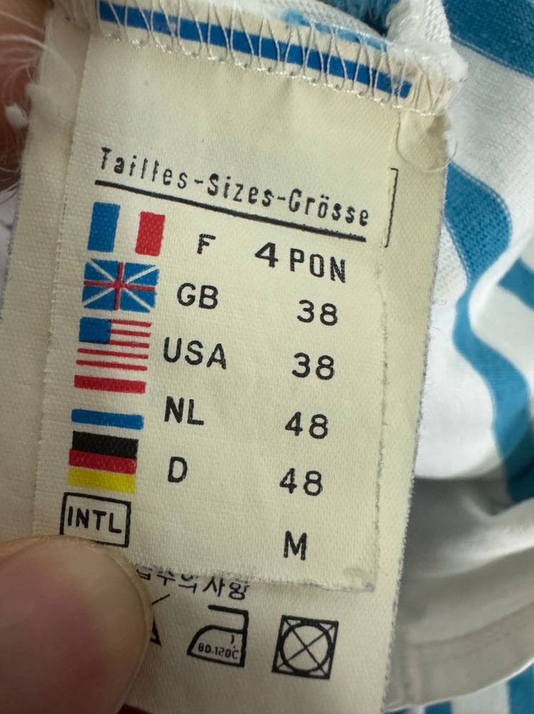 정품 여성 세인트제임스 귀여운 스트라이프 긴팔티 S ~ M 이미지