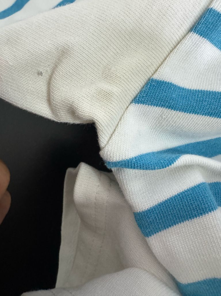 정품 여성 세인트제임스 귀여운 스트라이프 긴팔티 S ~ M 이미지