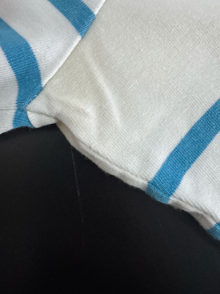 정품 여성 세인트제임스 귀여운 스트라이프 긴팔티 S ~ M 이미지