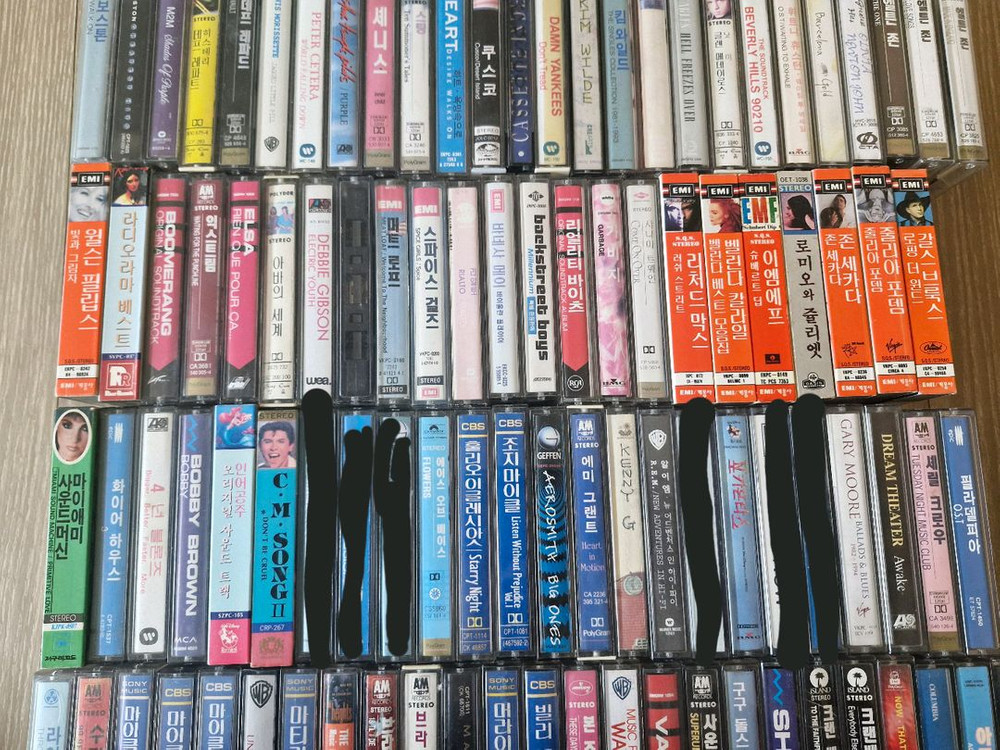 카세트테이프 팝송 메탈 발라드 가요--2