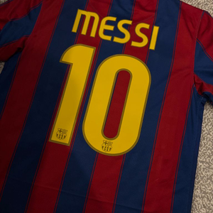 메시 09/10 바르셀로나 유니폼 정품 국내 M