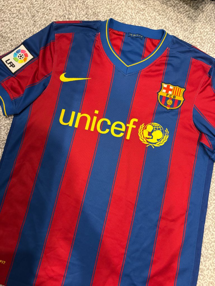 메시 09/10 바르셀로나 유니폼 정품 국내 M--1
