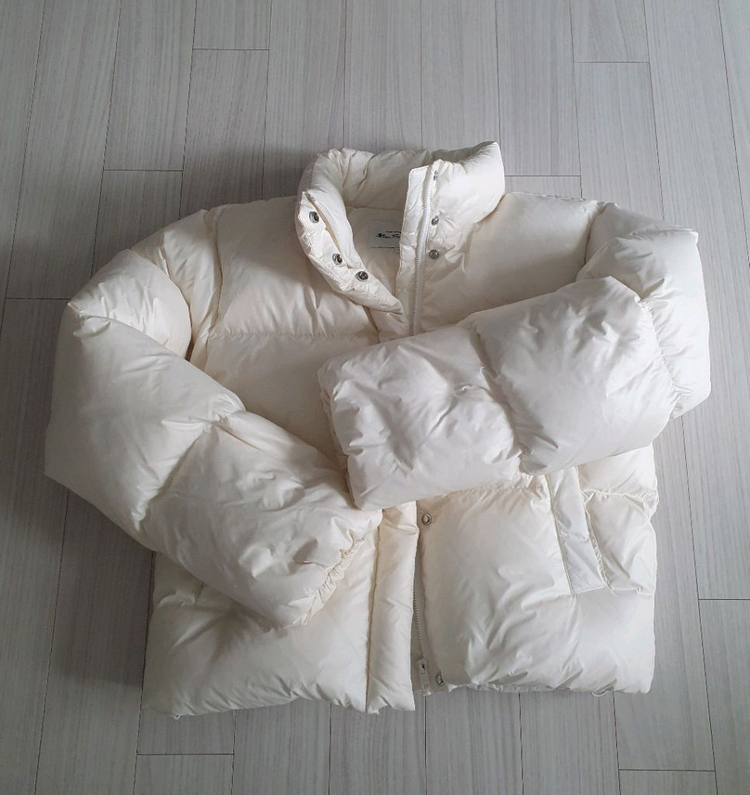 Ben Sherman 아이보리 패딩 85--10