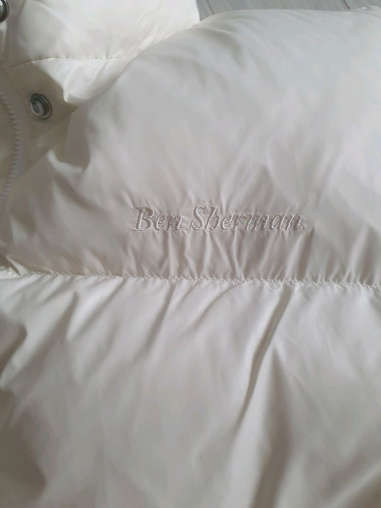 Ben Sherman 아이보리 패딩 85--8