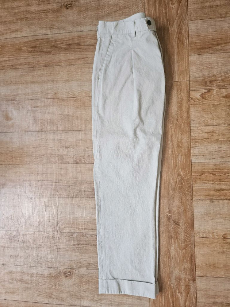 원턱 세미와이드 9부팬츠--2