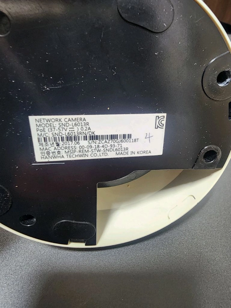 CCTV 삼성 4K UHD 녹화기 XRN-1610S + 카메라 SND-L6013R 급처!! 이미지