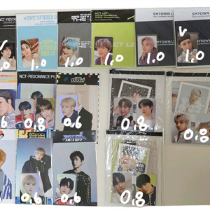 엔시티 제노 정우 AR 티켓 시그 포토팩 홀카 포카 엠디 굿즈 이미지