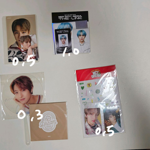 엔시티 제노 정우 런쥔 해찬 지성 포카 엠디 굿즈 이미지