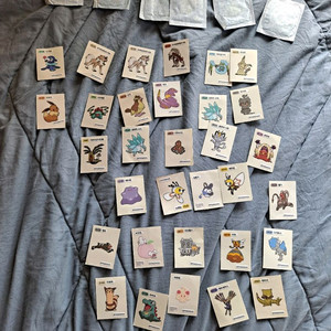 포켓몬띠부실38장 일괄판매 이미지