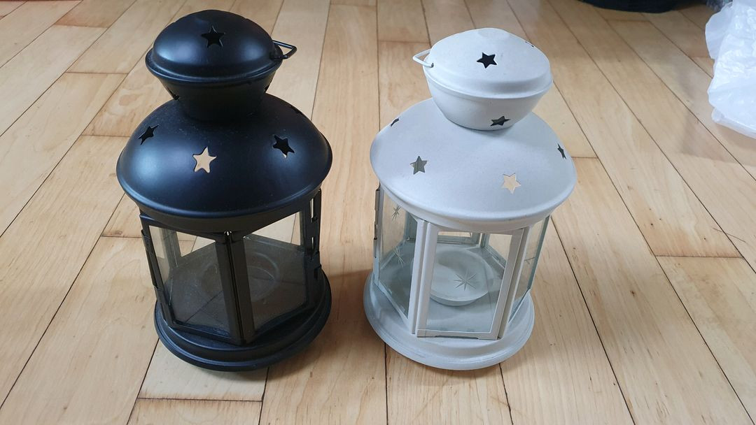 불타는 무드등 / 이케아 미니캔들 워머 랜턴형 이미지