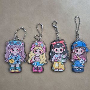 캐릭터 키링.키티 집게.카라버너 이미지