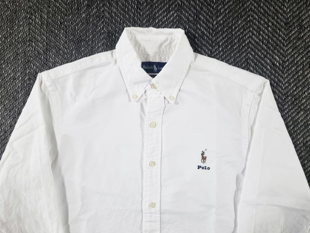 신형 QR 폴로 랄프로렌 X 무신사 옥스포드 셔츠--2